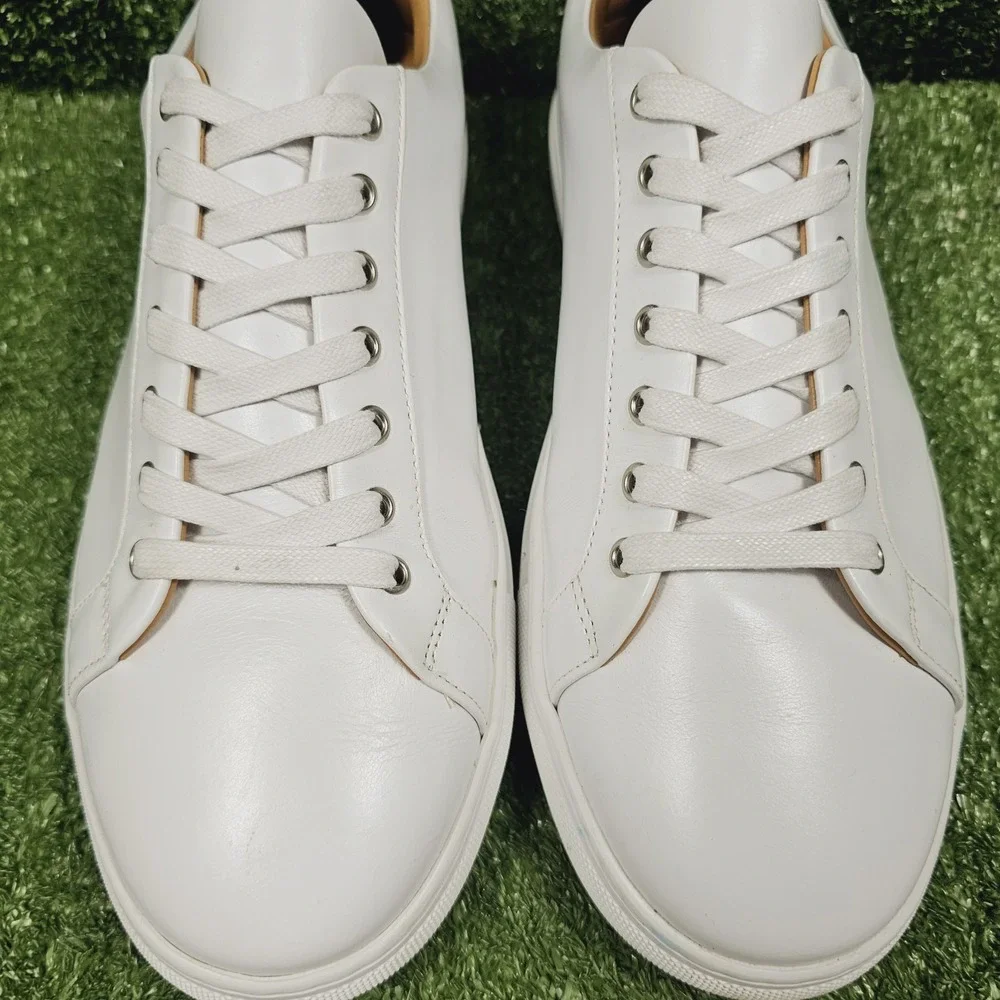 Thursday Boot Co Everyday Premier Low Triple White Leather Sneakers Mens Size 11